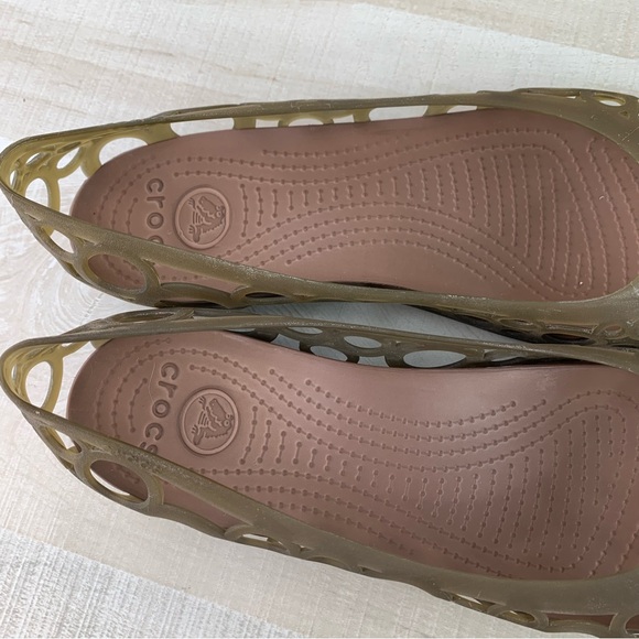 Crocs Women's Adrina Peep Toe Jellys - Picture 10 of 12